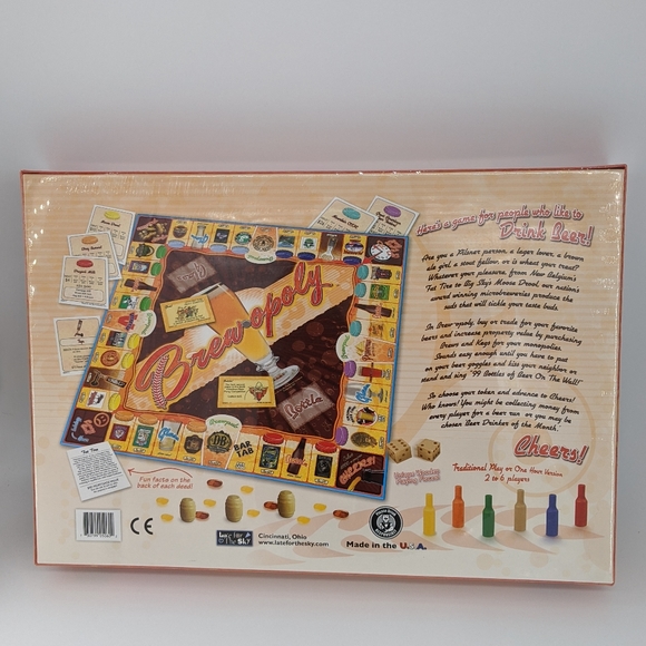 Factory Sealed Brew•opoly Board Game - Picture 2 of 8